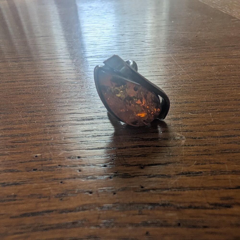 Amber ring